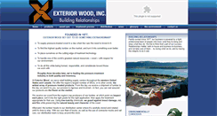 Desktop Screenshot of exteriorwood.com